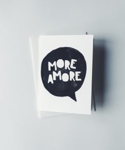 MORE AMORE Doppelkarte mit Umschlag