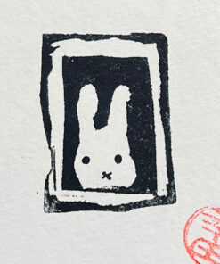 Linoldruck *Hase - Bunny - Lapin *