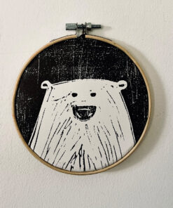 Stickrahmenbild 'Bär - Polarbär - Eisbär'