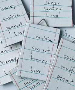 Zeichnung List Nickname - Einkaufsliste Kosenamen auf Buchdeckel