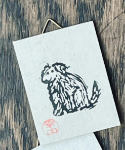 Linoldruck *Hund - Wuschel*