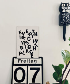 *Everything in its right place* Radiohead auf Buchdeckel